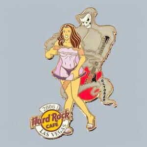 Hard Rock Pin 2006 Las Vegas Bar Girl Series October Ghost Bar Palms Casino